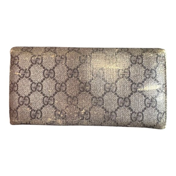 Gucci Authentic GG Canvas Green Heart Patch Wallet Monogram Limited Edition READ - Picture 4 of 13